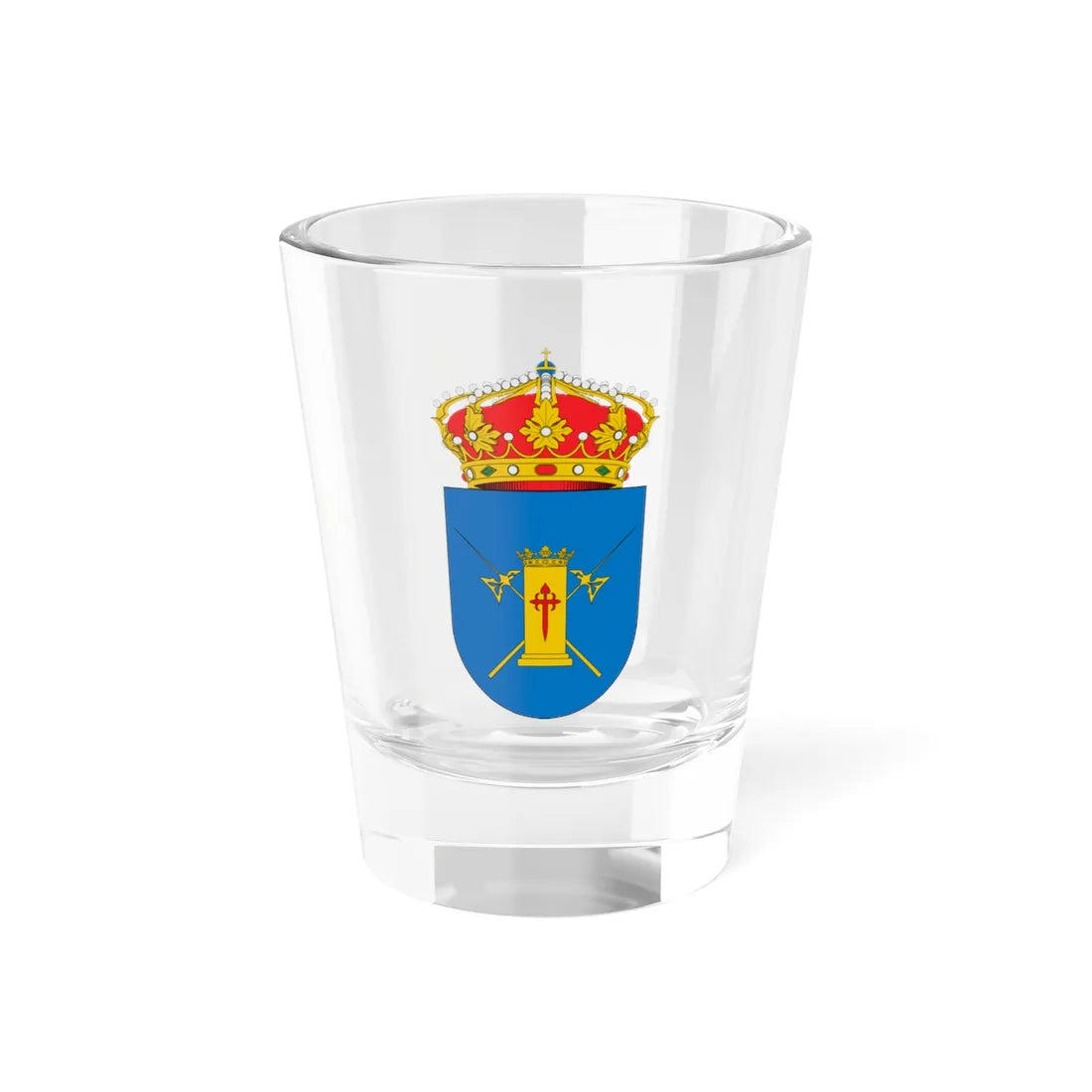 Escudo de Litago (Spain) (Coat of Arms) Shot Glass 1.5oz 1.5oz - Go Mug Yourself