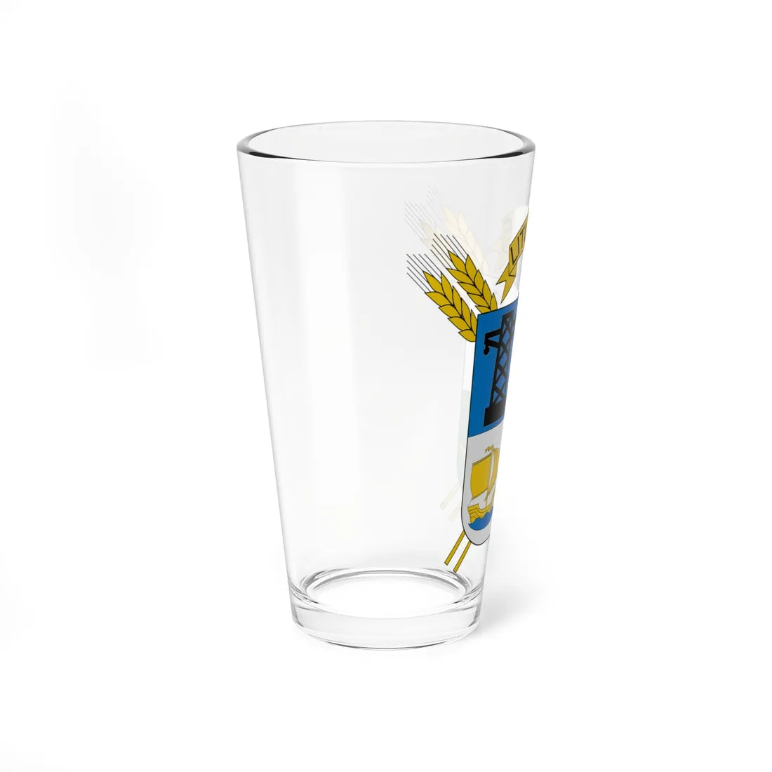 Escudo de Litueche (Chile) (Coat of Arms) Pint Glass 16oz - Go Mug Yourself