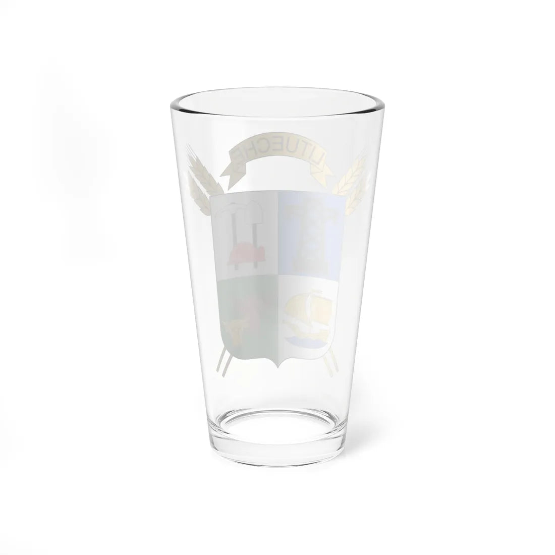 Escudo de Litueche (Chile) (Coat of Arms) Pint Glass 16oz - Go Mug Yourself