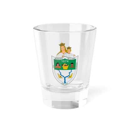 Escudo de Lloró (Colombia) (Coat of Arms) Shot Glass 1.5oz 1.5oz - Go Mug Yourself