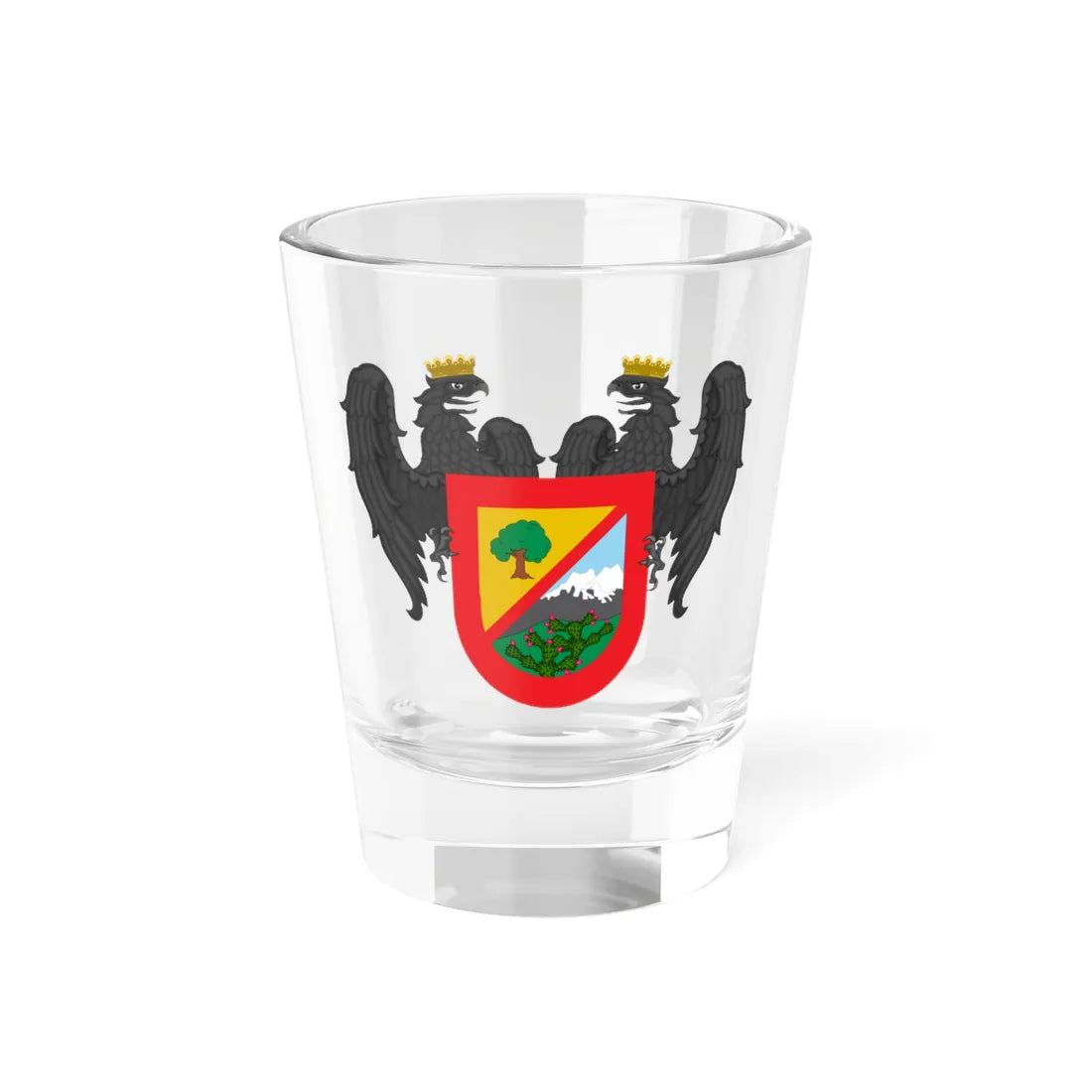 Escudo de Llumpa - Ancash (Peru) (Coat of Arms) Shot Glass 1.5oz 1.5oz - Go Mug Yourself