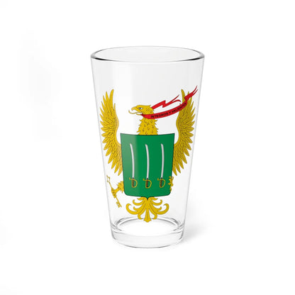 Escudo de Logística (Colombia) (Coat of Arms) Pint Glass 16oz 16oz - Go Mug Yourself