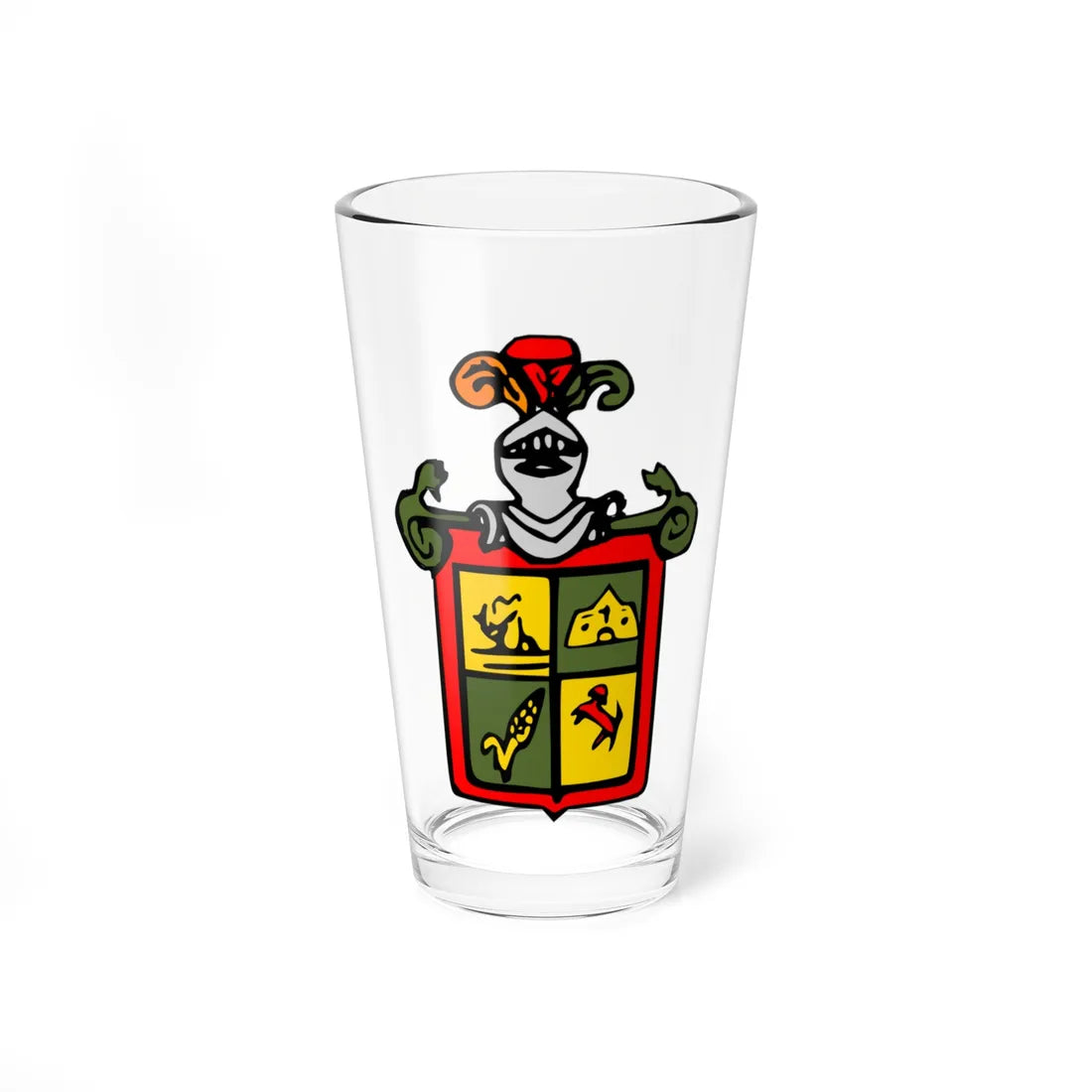 Escudo de Lolol (Chile) (Coat of Arms) Pint Glass 16oz 16oz - Go Mug Yourself