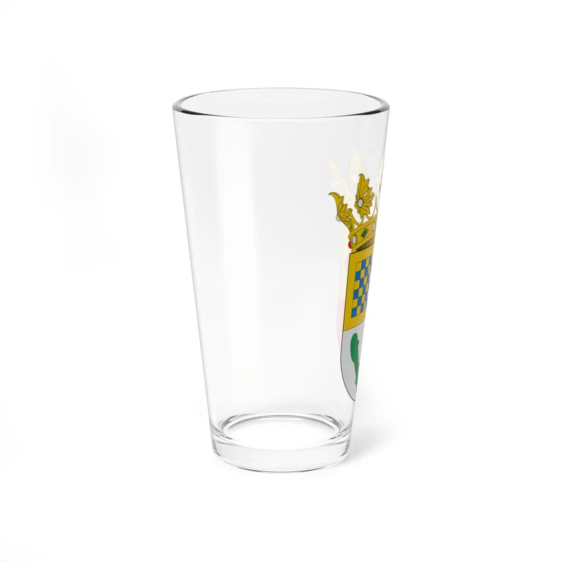 Escudo de los duques de Atrisco (Costa Rica) (Coat of Arms) Pint Glass 16oz - Go Mug Yourself