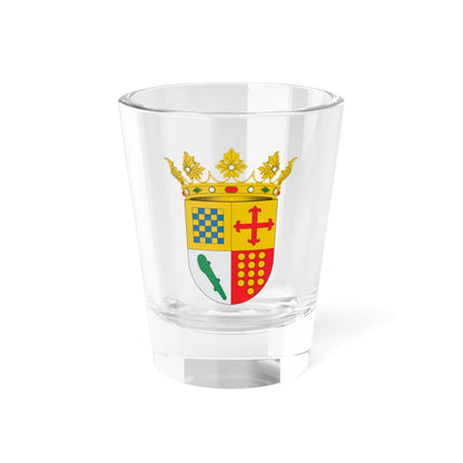 Escudo de los duques de Atrisco (Costa Rica) (Coat of Arms) Shot Glass 1.5oz 1.5oz - Go Mug Yourself