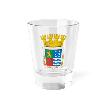 Escudo de Los Lagos (Chile) (Coat of Arms) Shot Glass 1.5oz 1.5oz - Go Mug Yourself