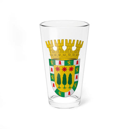 Escudo de Los Álamos (Chile) (Coat of Arms) Pint Glass 16oz 16oz - Go Mug Yourself