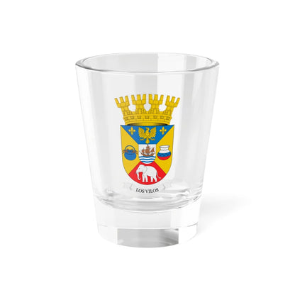 Escudo de Los Vilos (Chile) (Coat of Arms) Shot Glass 1.5oz 1.5oz - Go Mug Yourself