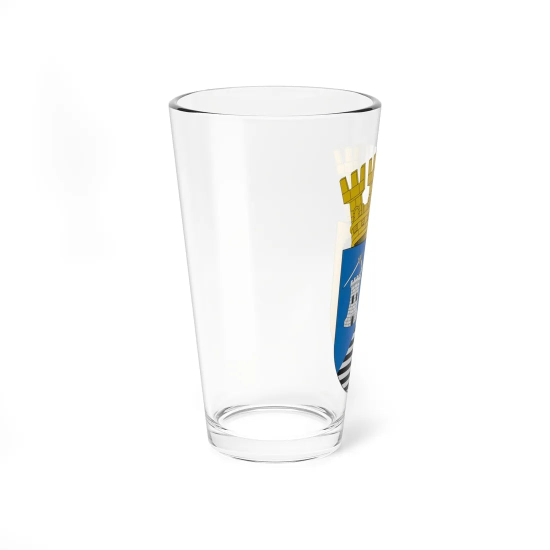 Escudo de Lota (Chile) (Coat of Arms) Pint Glass 16oz - Go Mug Yourself