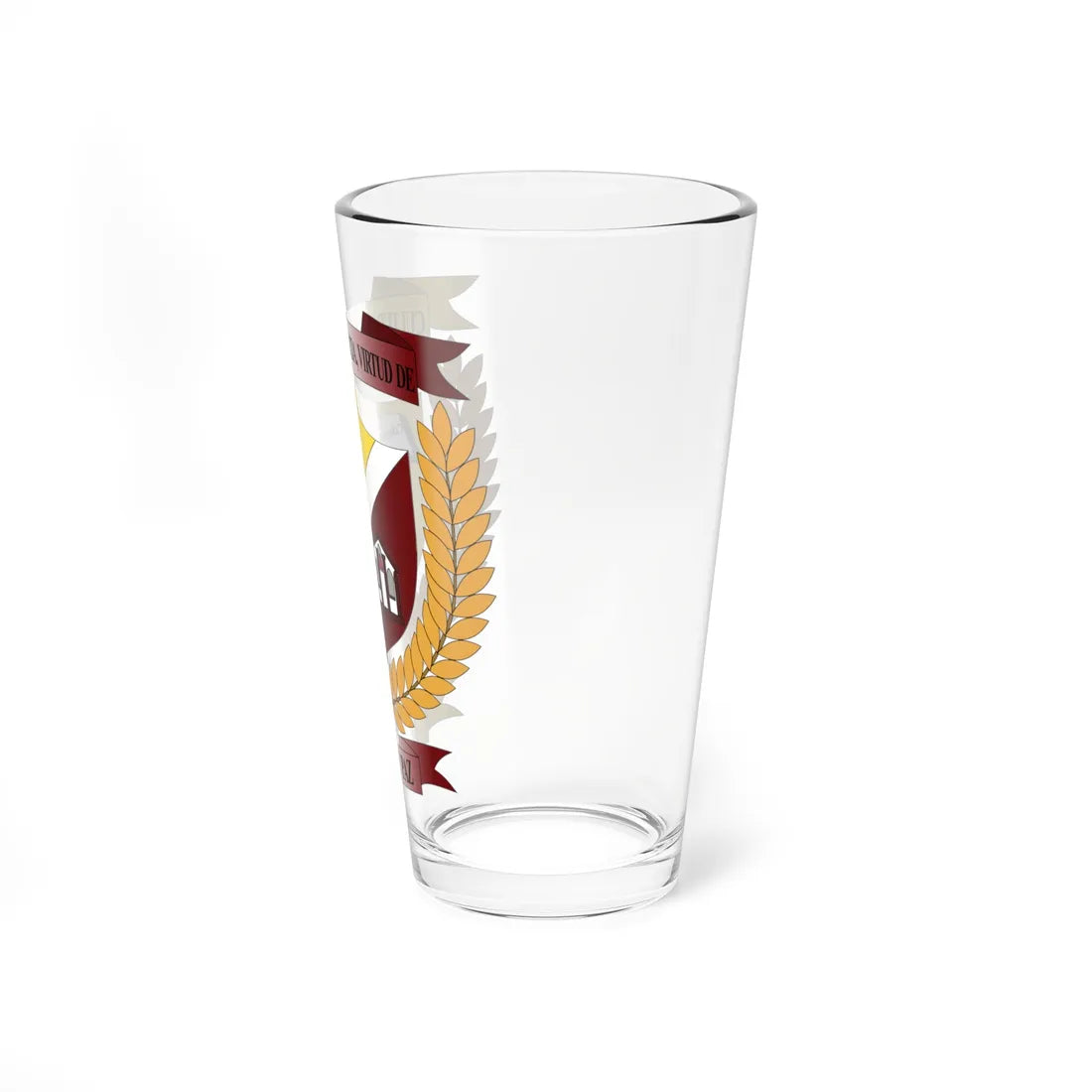 Escudo de Lérida - Tolima (Colombia) (Coat of Arms) Pint Glass 16oz - Go Mug Yourself