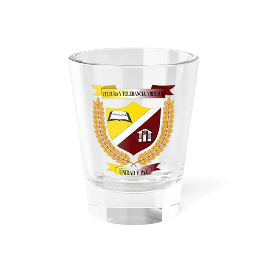 Escudo de Lérida - Tolima (Colombia) (Coat of Arms) Shot Glass 1.5oz 1.5oz - Go Mug Yourself