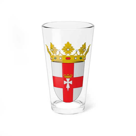 Escudo de Luesia (Spain) (Coat of Arms) Pint Glass 16oz 16oz - Go Mug Yourself