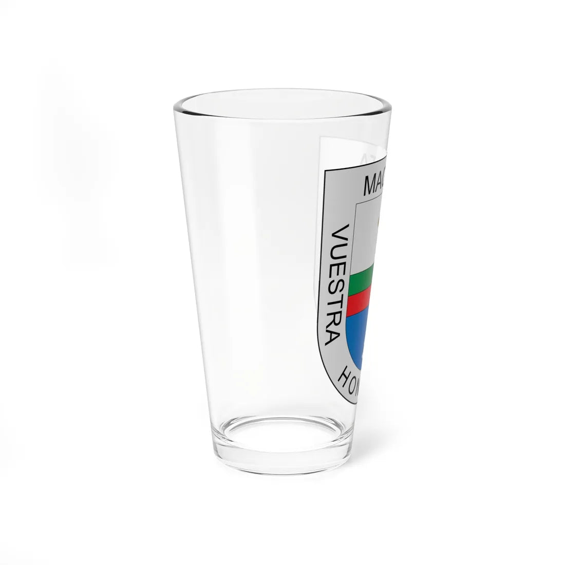 Escudo de Machetá (Colombia) (Coat of Arms) Pint Glass 16oz - Go Mug Yourself