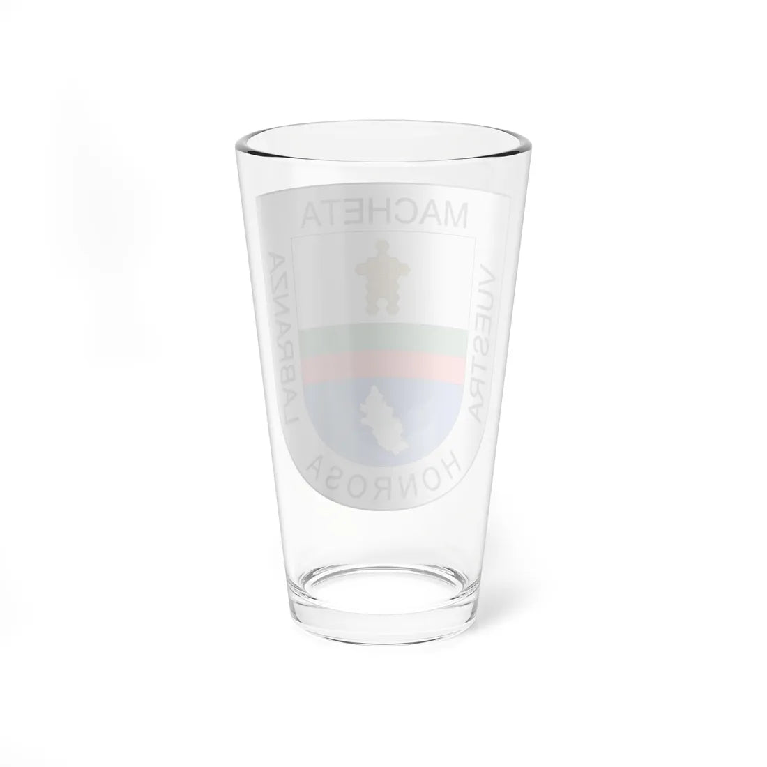 Escudo de Machetá (Colombia) (Coat of Arms) Pint Glass 16oz - Go Mug Yourself
