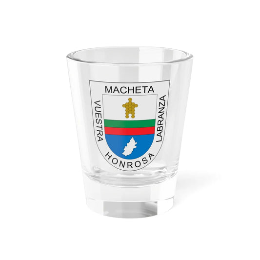Escudo de Machetá (Colombia) (Coat of Arms) Shot Glass 1.5oz 1.5oz - Go Mug Yourself