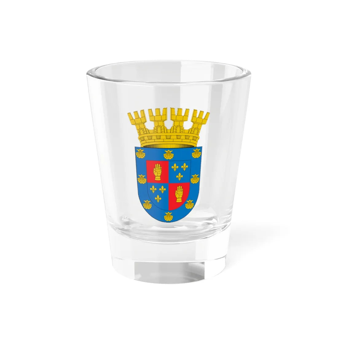 Escudo de Macul (Chile) (Coat of Arms) Shot Glass 1.5oz 1.5oz - Go Mug Yourself