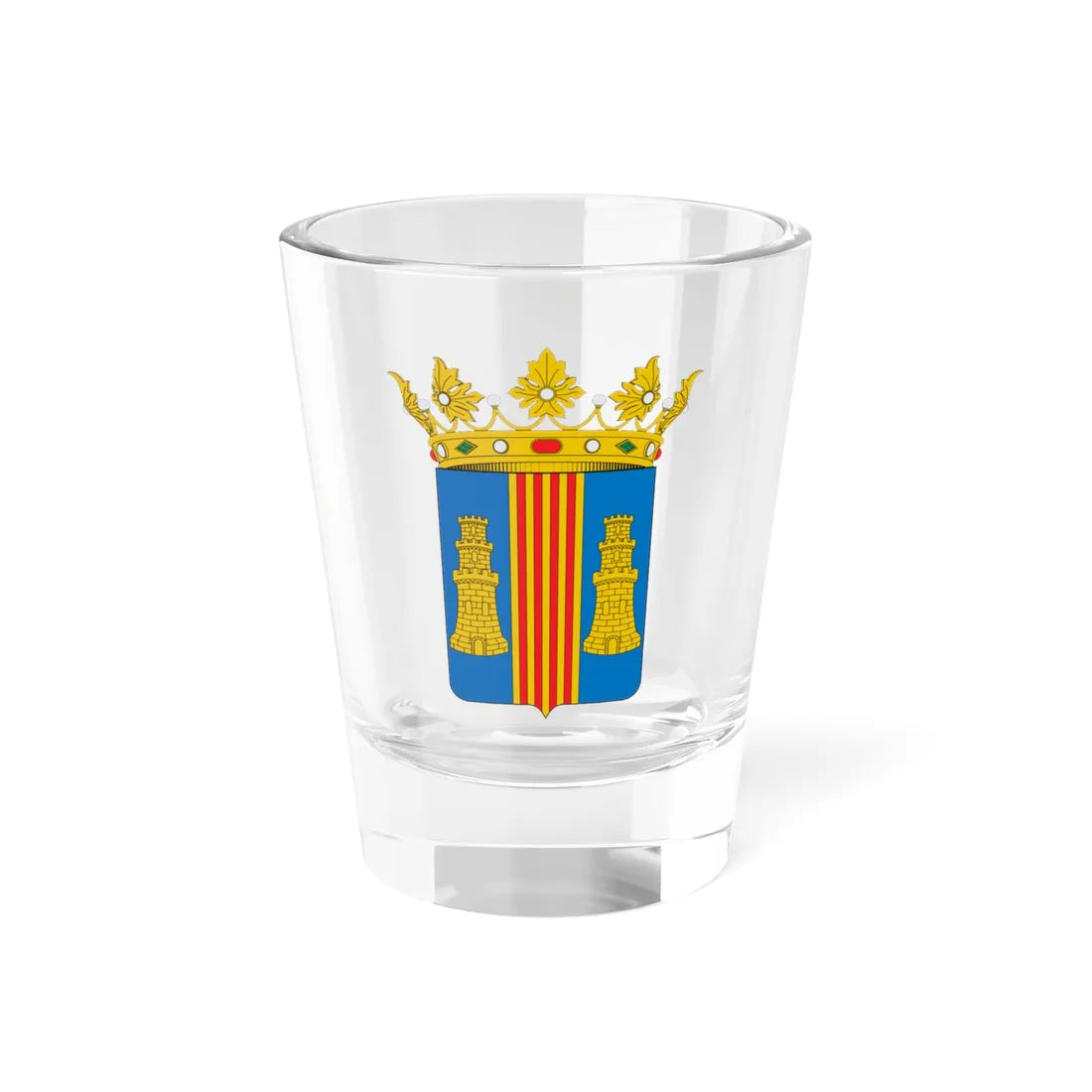 Escudo de Magallón (Spain) (Coat of Arms) Shot Glass 1.5oz 1.5oz - Go Mug Yourself