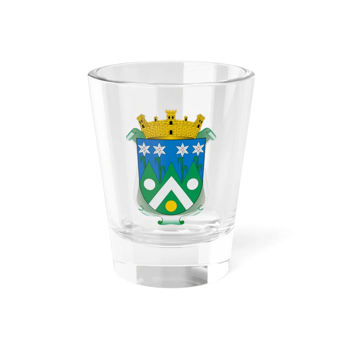 Escudo de Magdalena (Mexico) (Coat of Arms) Shot Glass 1.5oz 1.5oz - Go Mug Yourself