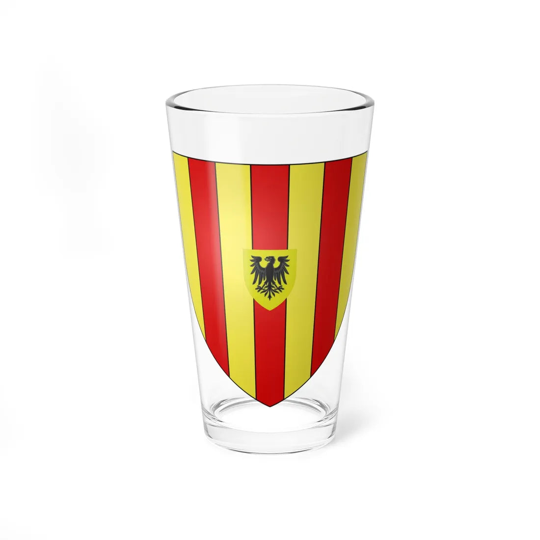 Escudo de Malinas 1581 (Belgium) (Coat of Arms) Pint Glass 16oz 16oz - Go Mug Yourself