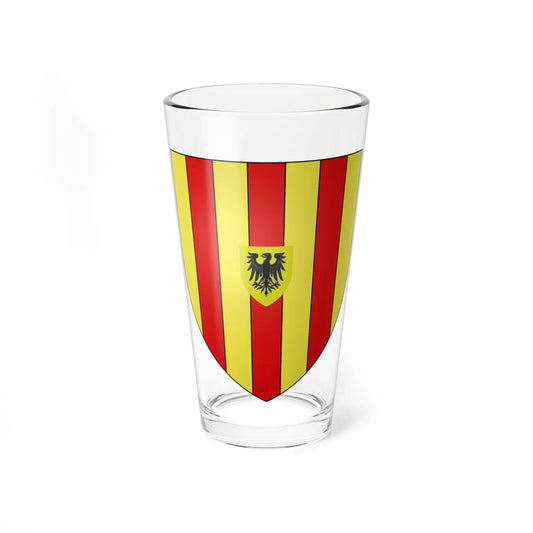 Escudo de Malinas 1581 (Belgium) (Coat of Arms) Pint Glass 16oz 16oz - Go Mug Yourself