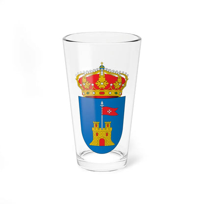 Escudo de Mallén (Spain) (Coat of Arms) Pint Glass 16oz 16oz - Go Mug Yourself