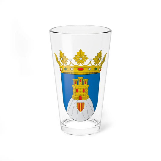 Escudo de Maluenda (Spain) (Coat of Arms) Pint Glass 16oz 16oz - Go Mug Yourself