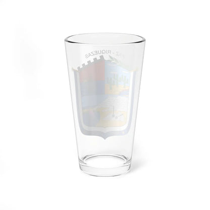Escudo de Manaure La Guajira (Colombia) (Coat of Arms) Pint Glass 16oz - Go Mug Yourself