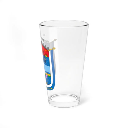 Escudo de Manaure La Guajira (Colombia) (Coat of Arms) Pint Glass 16oz - Go Mug Yourself