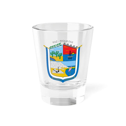 Escudo de Manaure La Guajira (Colombia) (Coat of Arms) Shot Glass 1.5oz 1.5oz - Go Mug Yourself