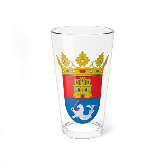 Escudo de Manila (Costa Rica) (Coat of Arms) Pint Glass 16oz 16oz - Go Mug Yourself