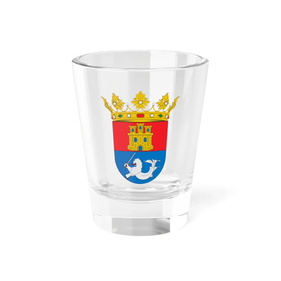 Escudo de Manila (Costa Rica) (Coat of Arms) Shot Glass 1.5oz 1.5oz - Go Mug Yourself
