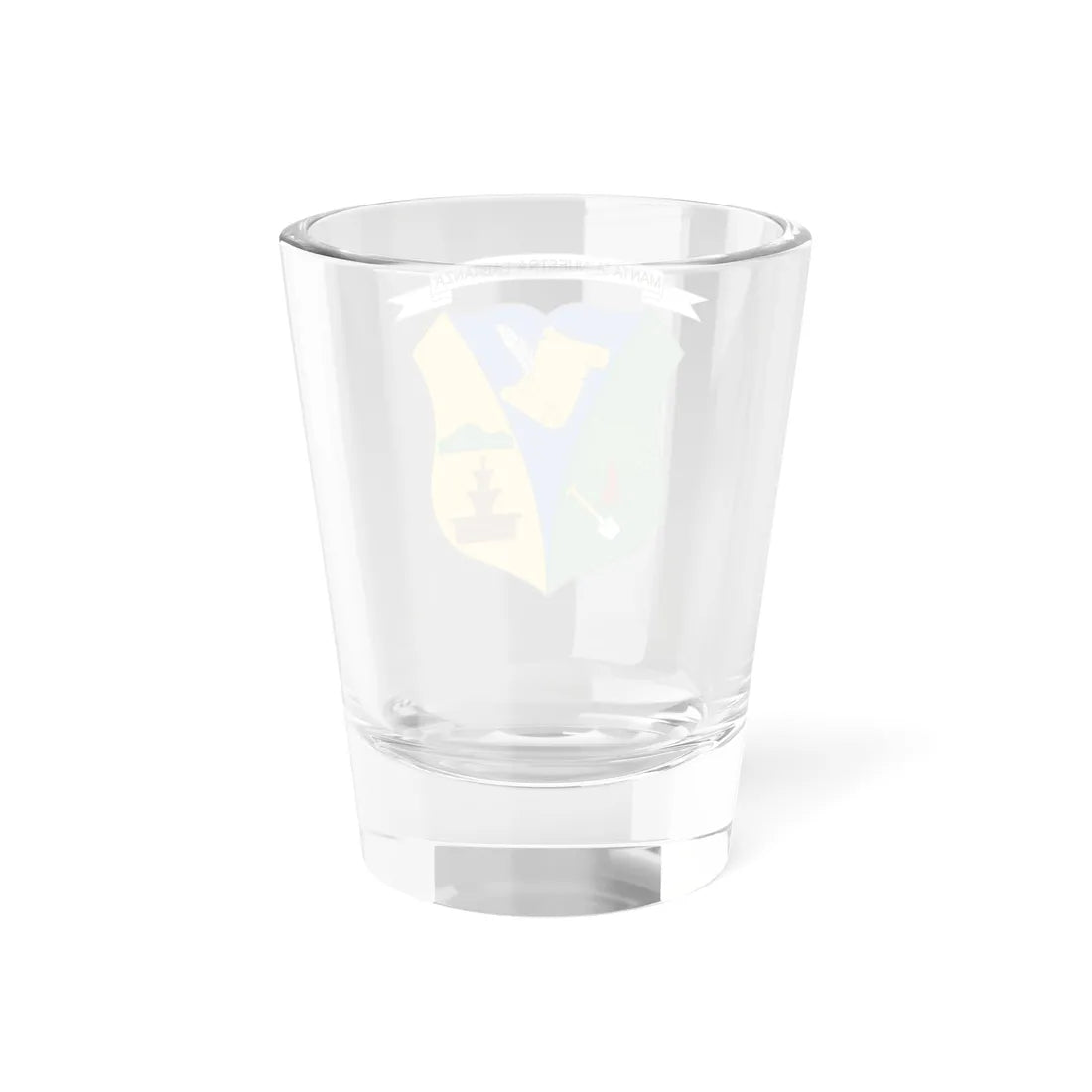 Escudo de Manta Cundinamarca (Colombia) (Coat of Arms) Shot Glass 1.5oz - Go Mug Yourself