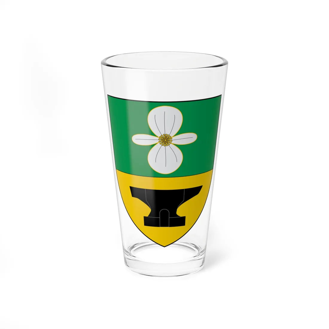 Escudo de Manzanares Caldas (Colombia) (Coat of Arms) Pint Glass 16oz 16oz - Go Mug Yourself