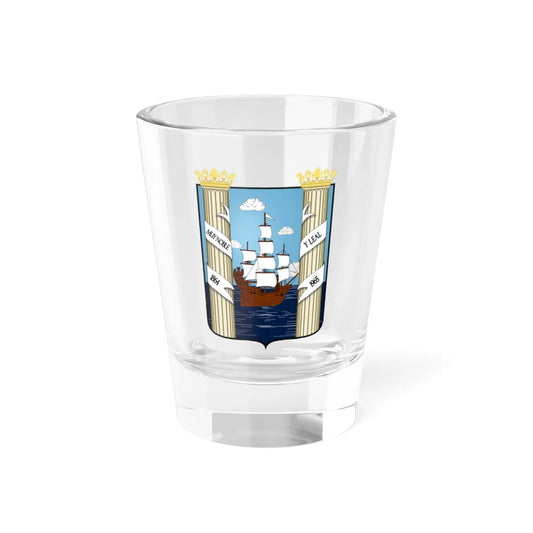 Escudo de Maracaibo (Venezuela) (Coat of Arms) Shot Glass 1.5oz 1.5oz - Go Mug Yourself