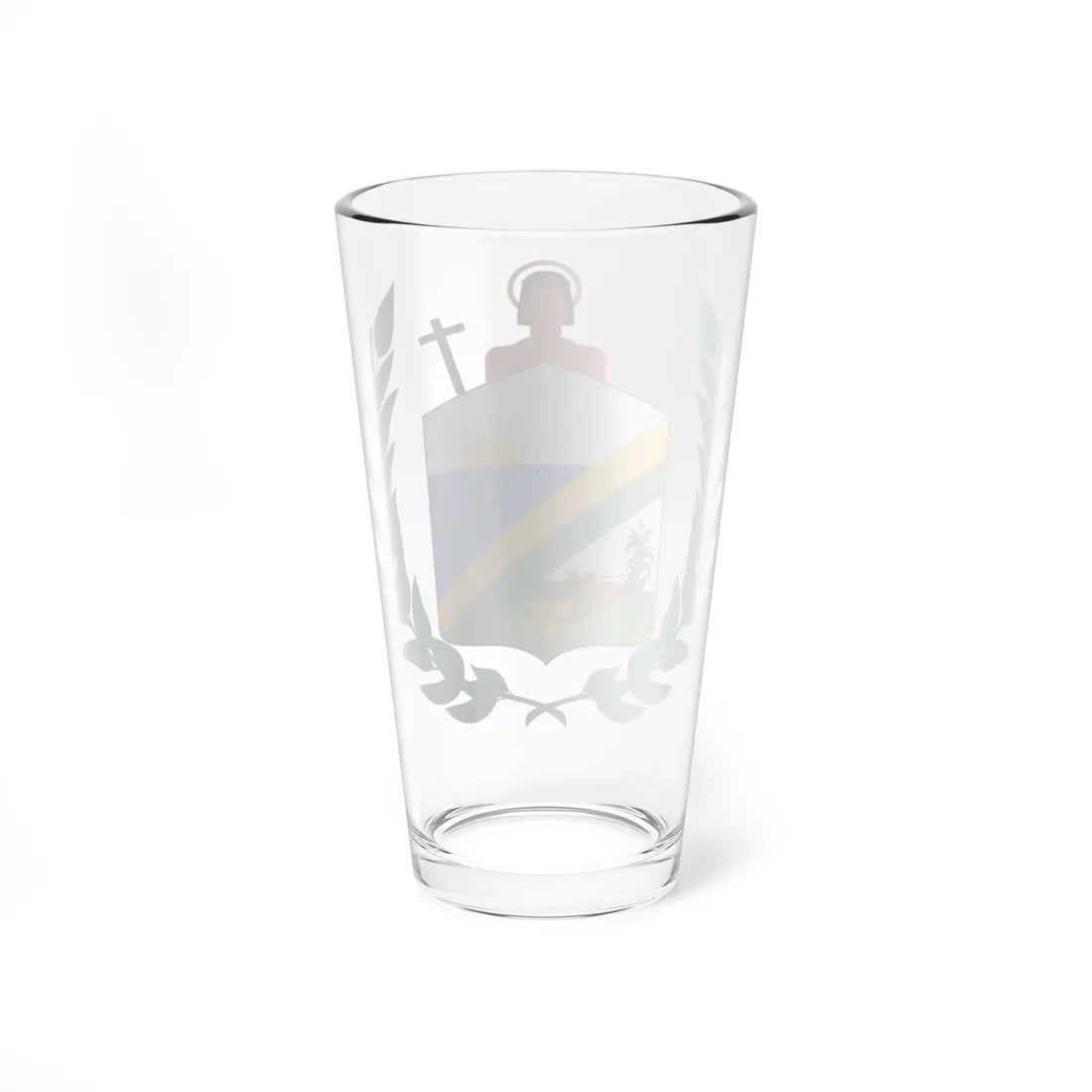 Escudo de Margarita Bolívar (Colombia) (Coat of Arms) Pint Glass 16oz - Go Mug Yourself