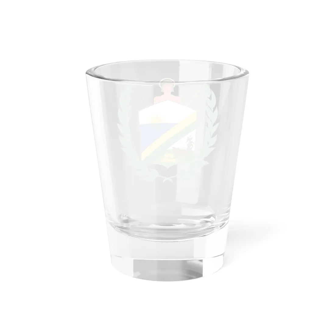 Escudo de Margarita Bolívar (Colombia) (Coat of Arms) Shot Glass 1.5oz - Go Mug Yourself