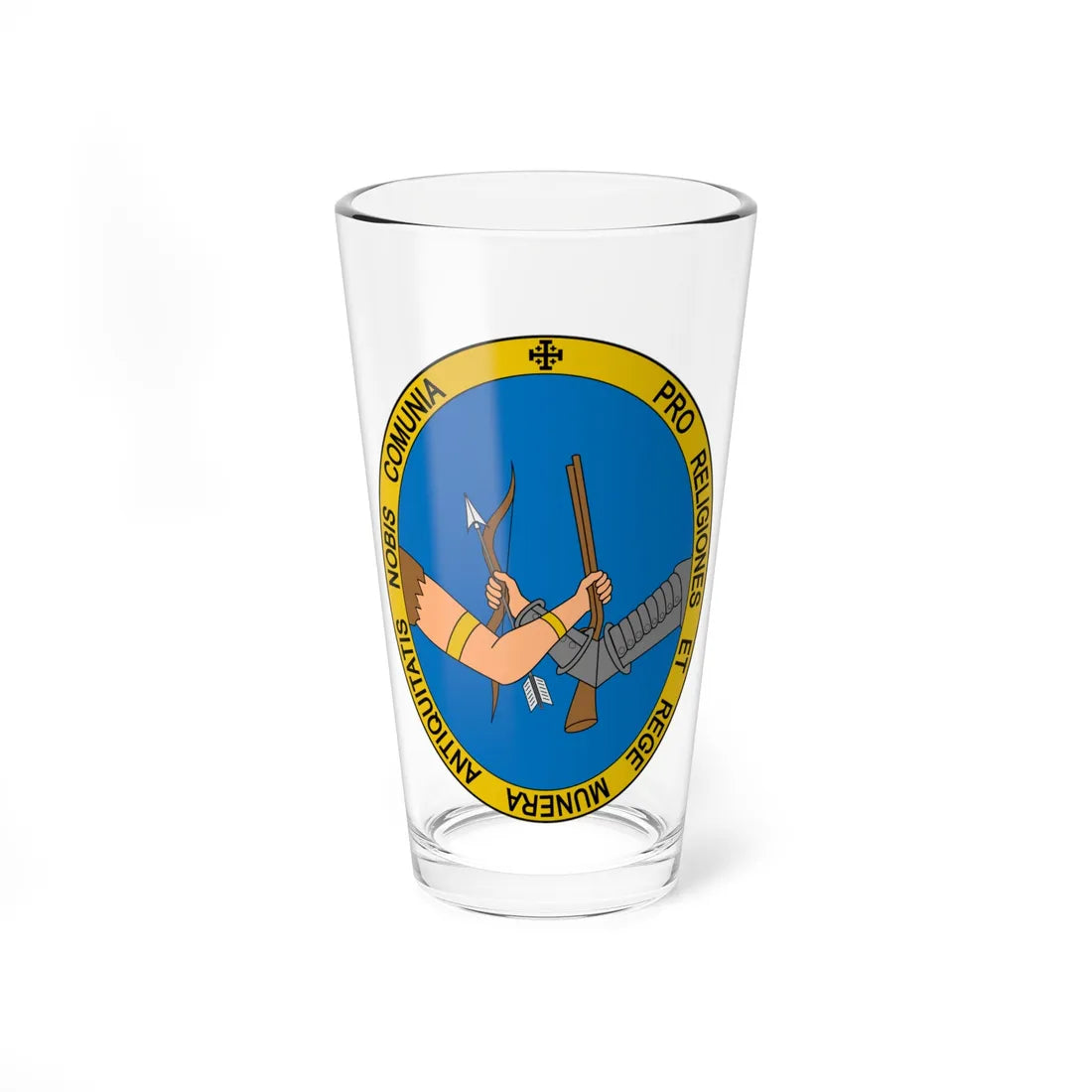 Escudo de Marinilla (Colombia) (Coat of Arms) Pint Glass 16oz 16oz - Go Mug Yourself