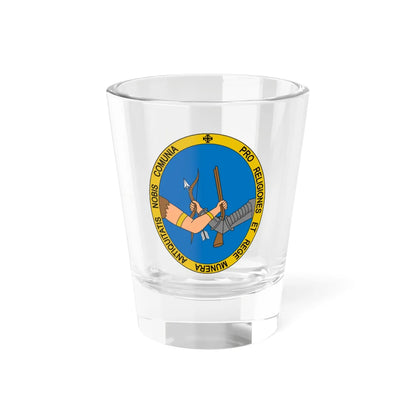 Escudo de Marinilla (Colombia) (Coat of Arms) Shot Glass 1.5oz 1.5oz - Go Mug Yourself