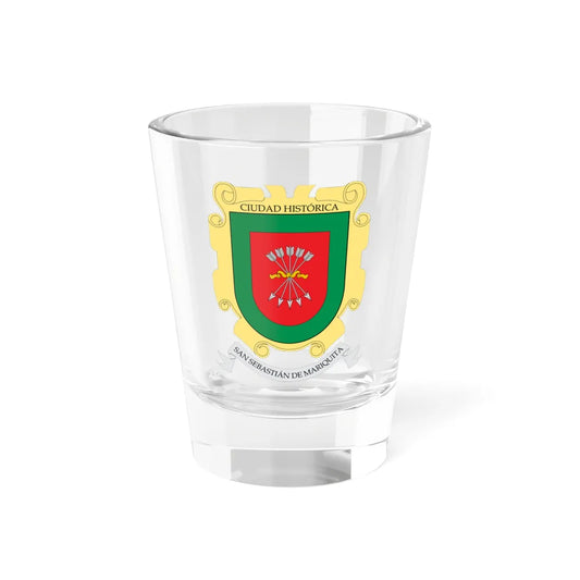 Escudo de Mariquita (Colombia) (Coat of Arms) Shot Glass 1.5oz 1.5oz - Go Mug Yourself