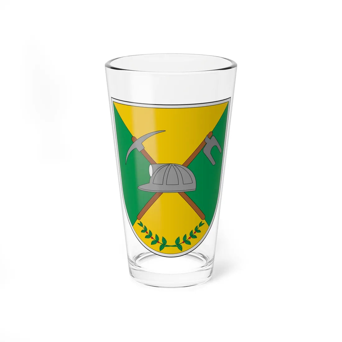 Escudo de Marmato (Colombia) (Coat of Arms) Pint Glass 16oz 16oz - Go Mug Yourself