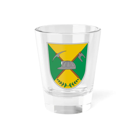 Escudo de Marmato (Colombia) (Coat of Arms) Shot Glass 1.5oz 1.5oz - Go Mug Yourself