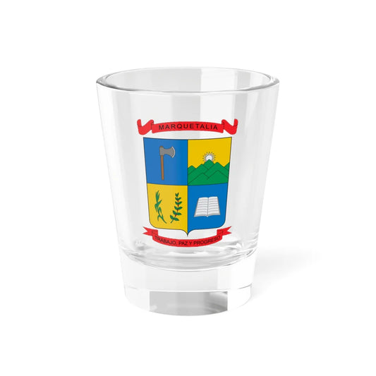 Escudo de Marquetalia (Colombia) (Coat of Arms) Shot Glass 1.5oz 1.5oz - Go Mug Yourself
