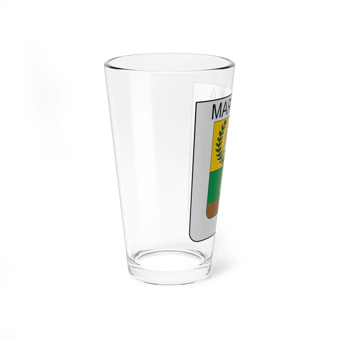 Escudo de Marsella Risaralda (Colombia) (Coat of Arms) Pint Glass 16oz - Go Mug Yourself