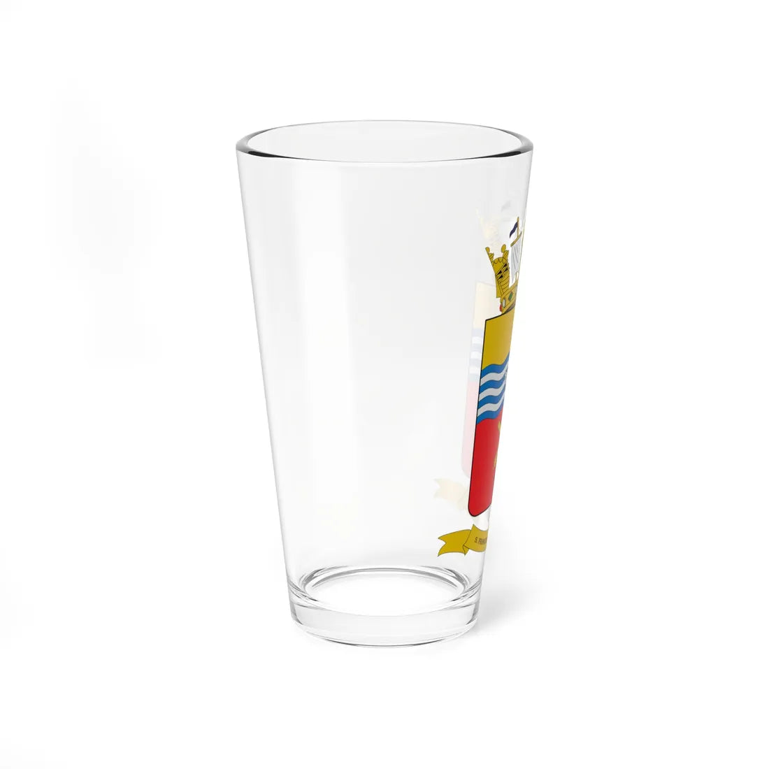 Escudo de Maullín (Chile) (Coat of Arms) Pint Glass 16oz - Go Mug Yourself