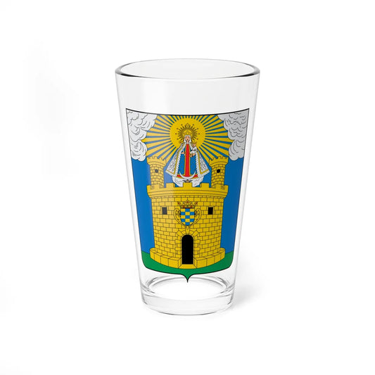 Escudo de Medellin (Colombia) (Coat of Arms) Pint Glass 16oz 16oz - Go Mug Yourself