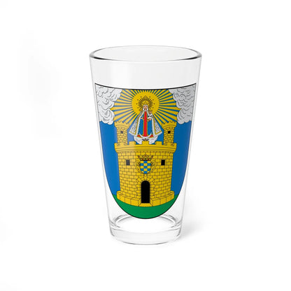 Escudo de Medellin-Medio punto (Colombia) (Coat of Arms) Pint Glass 16oz 16oz - Go Mug Yourself