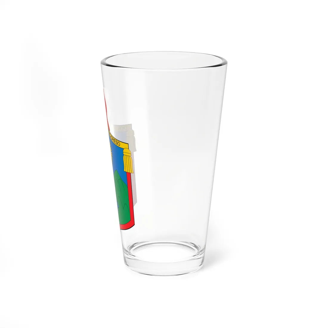 Escudo de Medina Cundinamarca (Colombia) (Coat of Arms) Pint Glass 16oz - Go Mug Yourself
