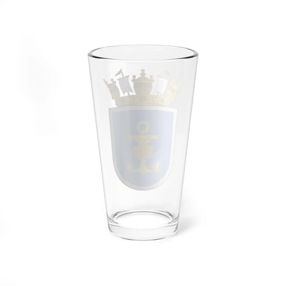 Escudo de Mejillones (Chile) (Coat of Arms) Pint Glass 16oz - Go Mug Yourself