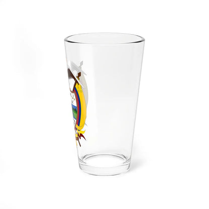 Escudo de Melgar - Tolima (Colombia) (Coat of Arms) Pint Glass 16oz - Go Mug Yourself