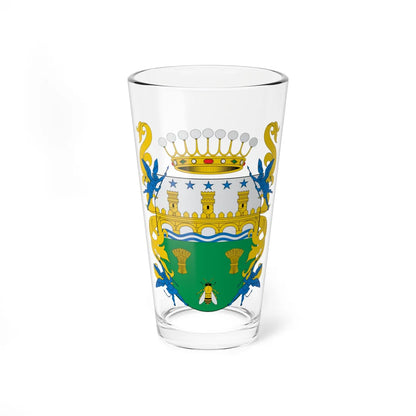 Escudo de Melipilla (Chile) (Coat of Arms) Pint Glass 16oz 16oz - Go Mug Yourself